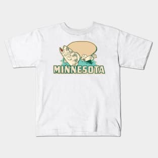 Vintage Style Minnesota Decal Kids T-Shirt